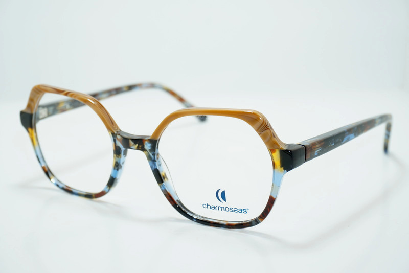 NEW AUTHENTIC CHARMOSSAS SHAMBE BLBR EYEGLASSES FRAME DESIGNER