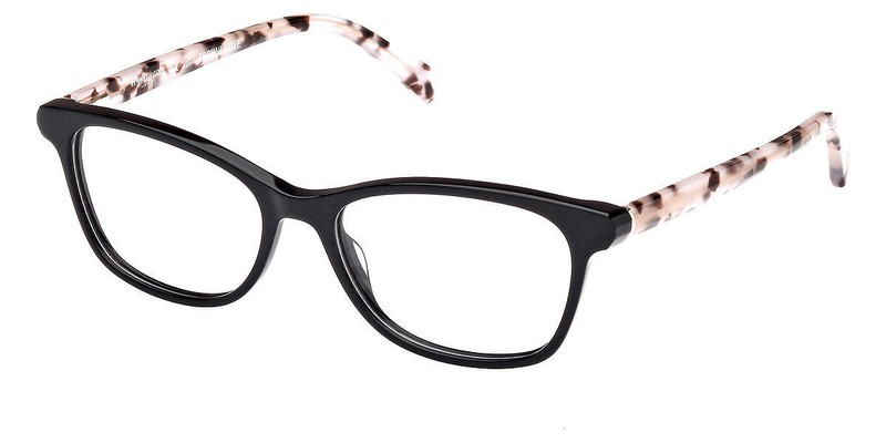 New Kenneth Cole New York KC-0326 001 Shiny Black Eyeglasses 53/16/140