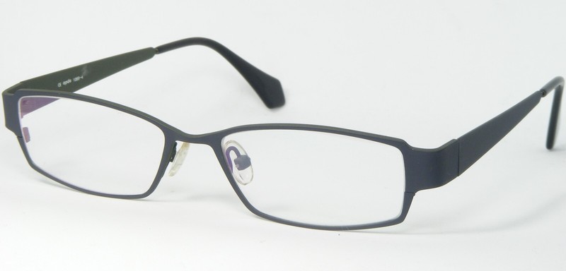 Opdo 1069-4 MATT GRAPHITE /GREEN EYEGLASSES GLASSES FRAME 50-16-140mm (NOTES)
