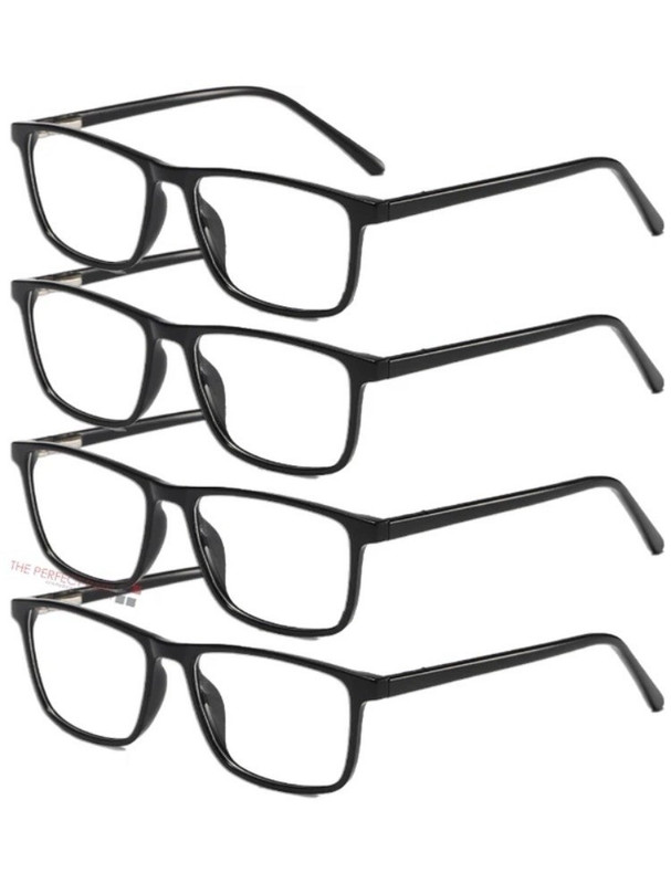 Reading Glasses Mens Womens Unisex Readers Eyeglasses 4 Pack Glasses New