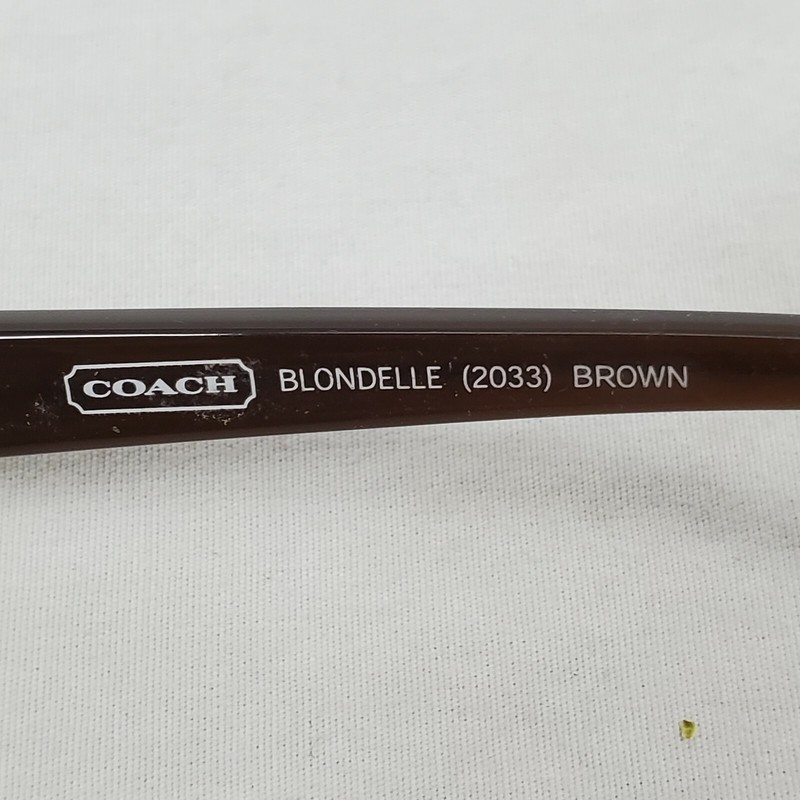 Coach Blondelle 2033 Rx Eyeglasses Frames Brown 47-16-130 B25mm gallery