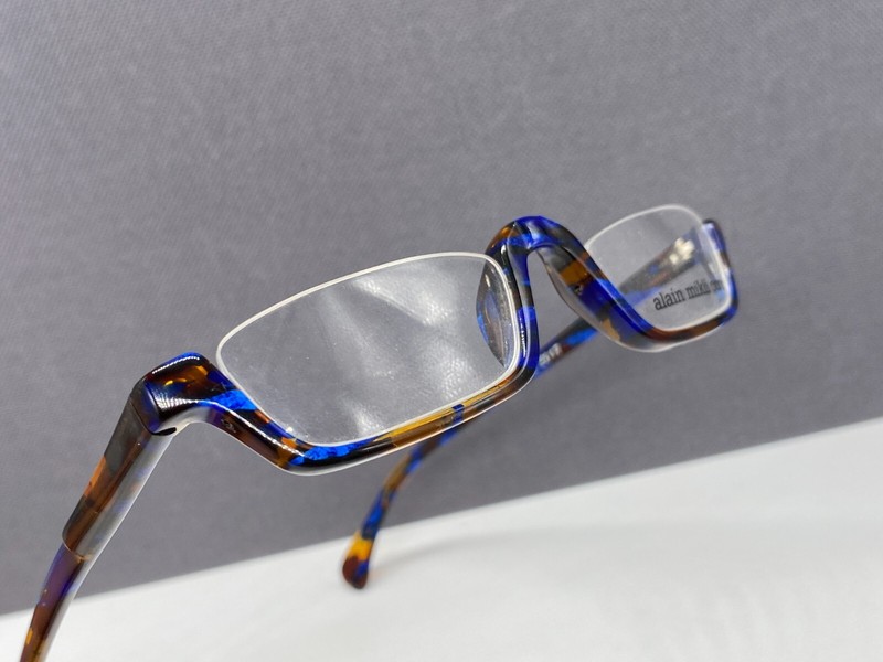 Alain Mikli Eyeglasses Frames men woman Braun Blue Reading Multicoloured