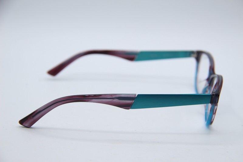 NEW OGI HERITAGE 9116/2134 PURPLE BLUE GUNMET AUTHENTIC FRAMES EYEGLASSES 50-16 gallery