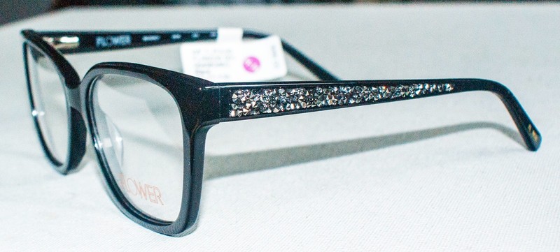 Walmart FLOWER Eyeglass Frames FLR6030 BLACK 53 17 135 NWT $88