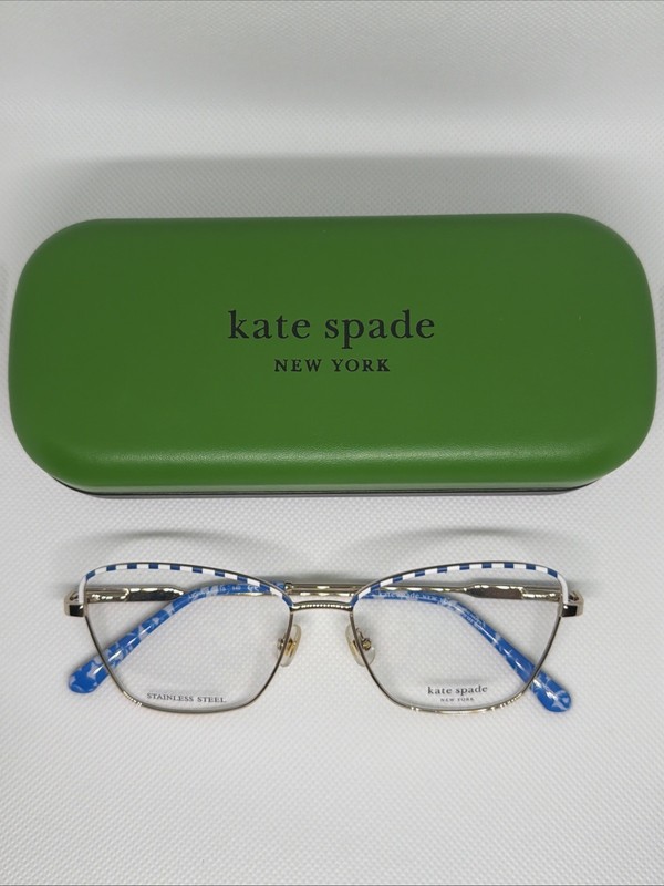 KATE SPADE LIORA/G Eyeglasses Eye Glasses GD STR BL E1S Authentic New 54mm Women gallery