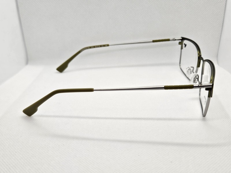Flexon E1132 310 Matte Moss Silver Rectangle 54-18-145 Men's Eyeglasses Frame gallery