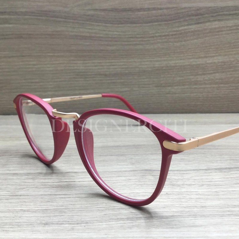 Jello Eye Candy 15OPTJ1602 Eyeglasses Matte Red Rose Gold Authentic