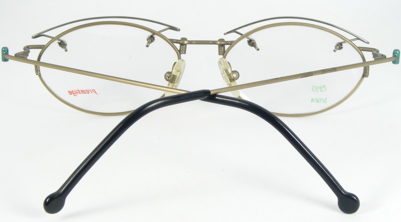 Vintage Prestige 050 12 ANTIQUE BRONZE /GREEN EYEGLASSES 51-17-140mm Germany gallery