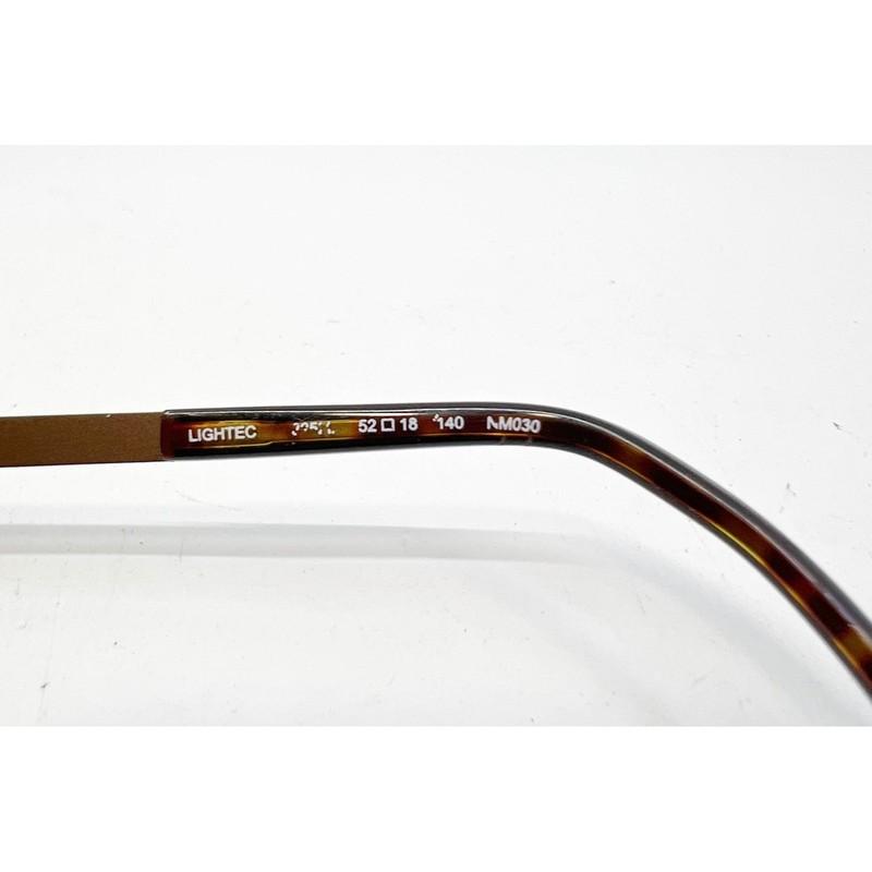 Lighttec Eyeglass Frames Womens Brown Tortoise NM030 52-18-140 gallery