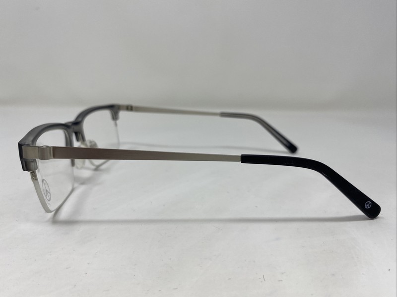 Peace Eyewear SOUL MATTE BLACK/CRYSTAL 51-17-135 Half Rim Eyeglasses Frame !A62 gallery