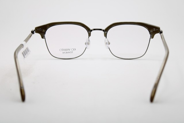 NEW KIO YAMATO KP-258AU COL. 03 BROWN GUNMETAL AUTHENTIC EYEGLASSES 50-20 gallery