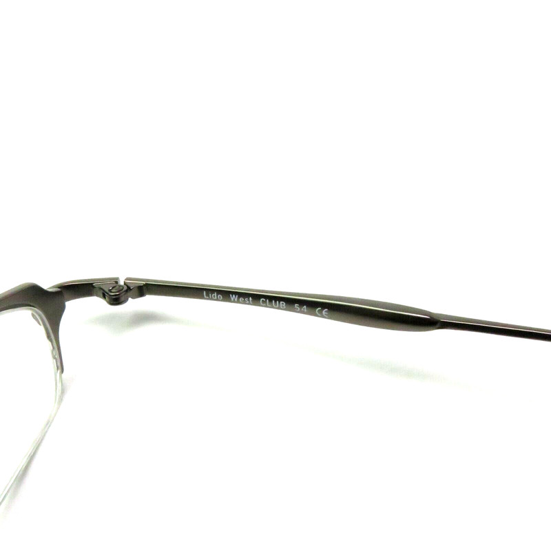 Lido West Club 54 EYEGLASSES GLASSES slim FRAME Jasmine Grey 50-17-140 gallery