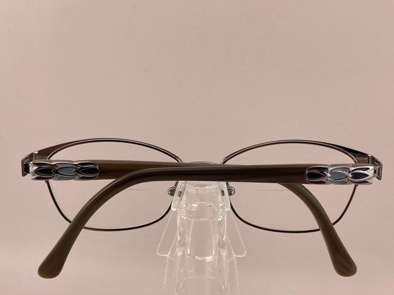 Karen Kane Petites Eyeglasses Frame Moonflower 49-15-135 Black Silver Full Rim gallery