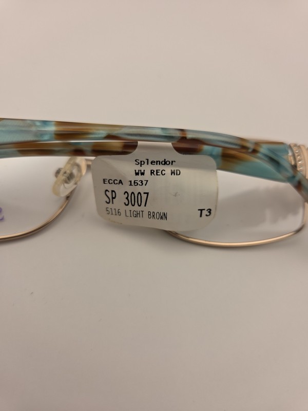 Splendor Eyeglasses Frames SP 3007 51-16-135 Light Brown gallery