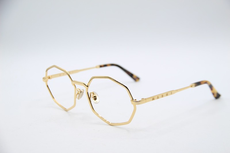 MARNI SKI 3KI/2/CE217 GOLD HAVANA AUTHENTIC FRAMES EYEGLASSES 56-20