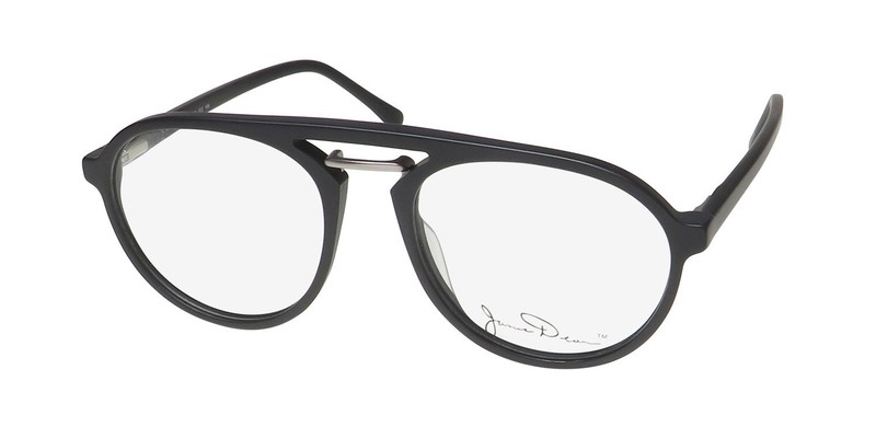 NEW JAMES DEAN JDO635 EYEGLASSES FULL-RIM MENS PLASTIC 002 53-18-145 PILOT BLACK