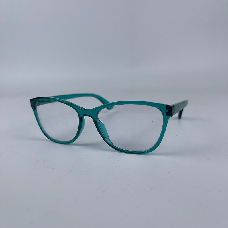 Keo Women Eyeglasses Frame Lena Crytl Blue Light Plastic Full Rim 53-17-133 mm