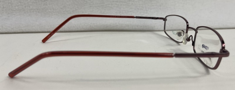 Jubilee 5722 Shiny Burgundy Rectangular Eyeglass FRAMES ONLY 51 19 145 gallery