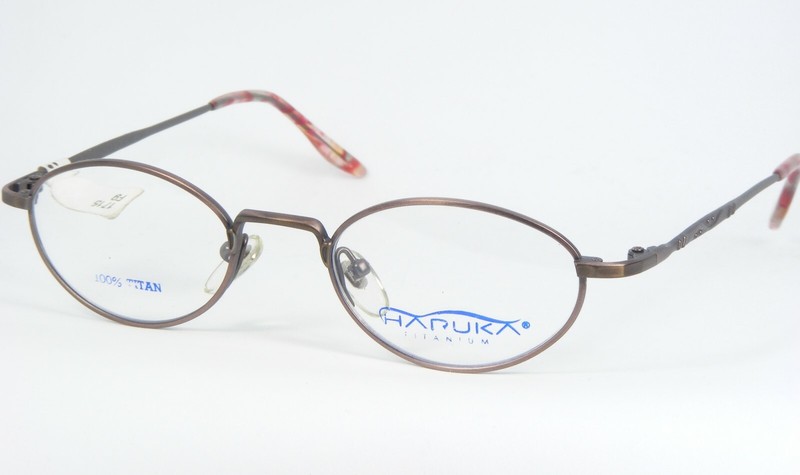 HARUKA Titanium TOP LOOK H1050B 9790 BRONZE EYEGLASSES GLASSES FRAME 47-20-140mm
