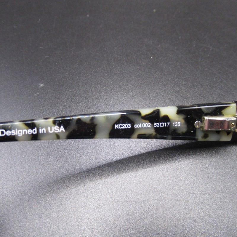 Kenneth Cole Eyeglass Frames New York KC203 Half-Rim 53-17-135 Gunmetal Green gallery