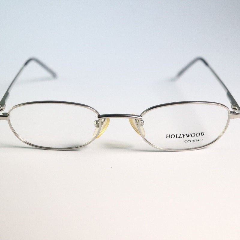 Hollywood occhiali shaded palladium & nickel slim oval HQ 025 50-18 140 N14 gallery
