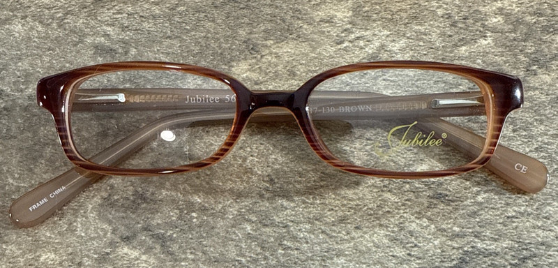 Jubilee 5698 Brown Youth Girls Eyeglasses Frame Flex Hinge 44-17-130-25 NWOT G27