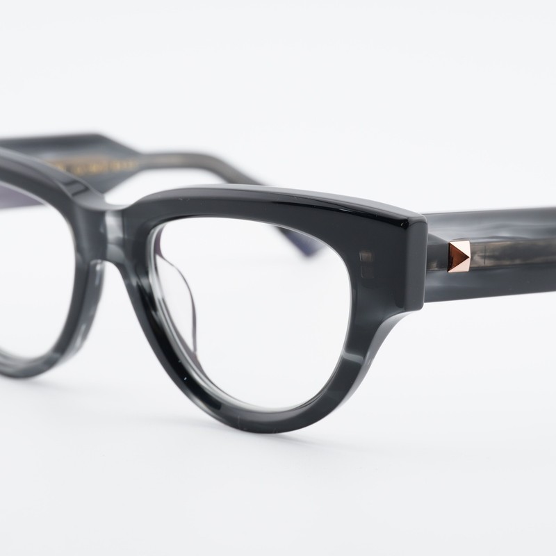 Valentino V-ESSENTIAL - III VLX-125A Black Swirl 52mm Eyeglasses New Authentic gallery