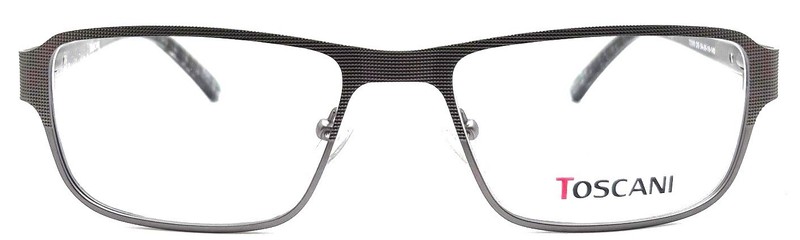 Men’s Textured Rectangular Metal Frame: Acetate Temples T 2093 DG 54-18-140