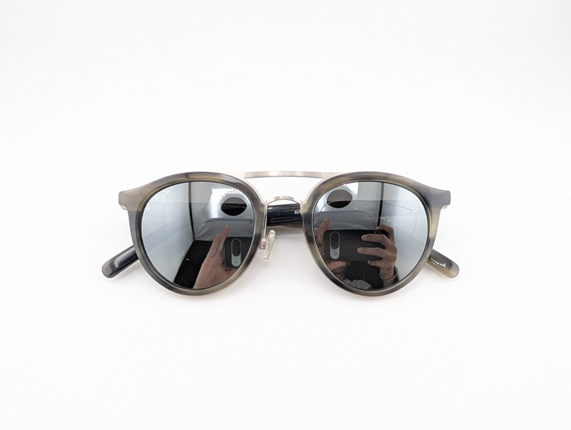 Maui Jim Eyeglasses Frames Only, MJ529-14H, 49-22-145, Gray, Made in Italy