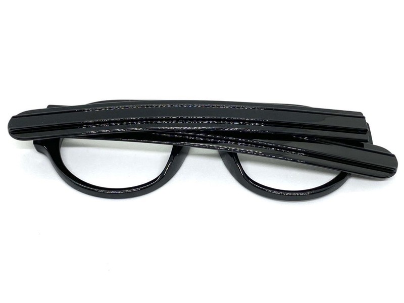 Oversized Exaggerated Retro Large Black Lensless Eye Glasses Frame Only NO Lens gallery