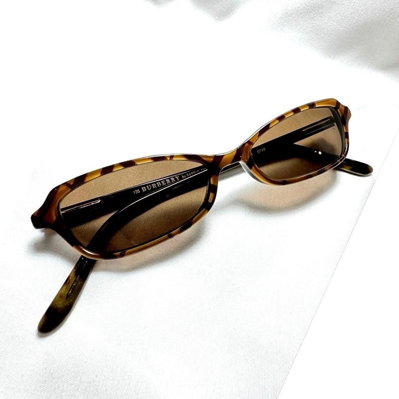 Burberry by Safilo B 8424 Tortoise Cat Eye Optical Eyeglass Frames Italy Vintage