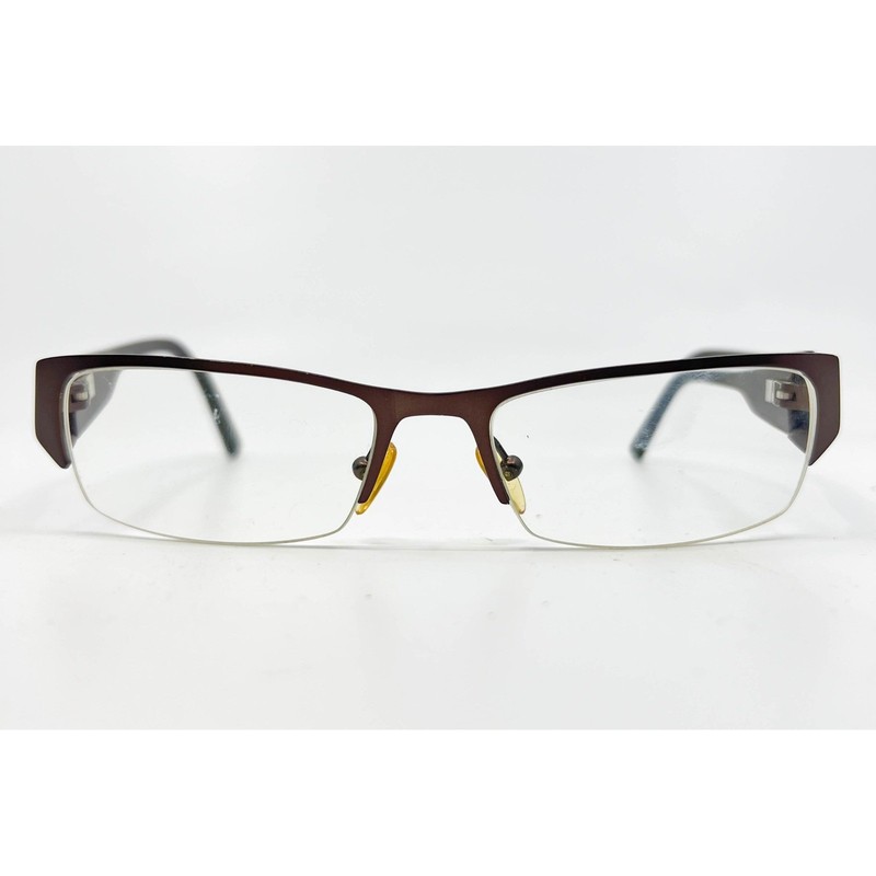 New Balance Eyeglasses Women Brown Half Rim NB 391-2 53-17-135