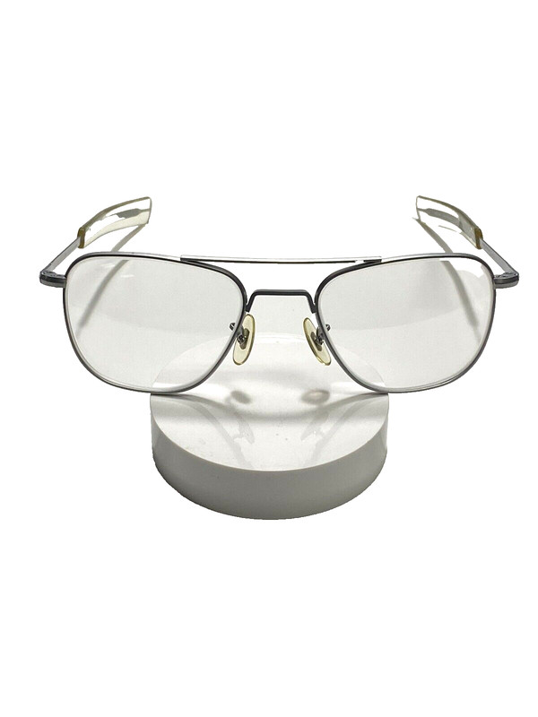 5 1/2, 52mm AO American Optical Silver Eyeglass Frames (must replace lenses)