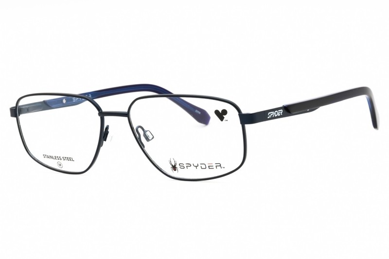 Spyder SP4033 414 Navy 54mm Eyeglasses New Authentic