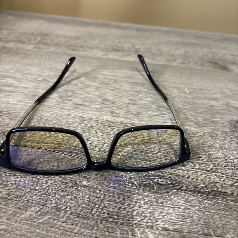 EAGLE EYES FRAMES ONLY EYEGLASSES FREEDOM Black And Clear 10048-6944