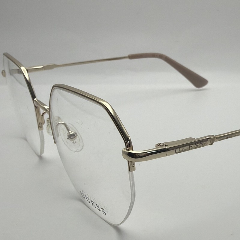 GUESS GU2935 033 52/18 140 Gold Metal/Plastic Solid Full Rim Frames Women 5103 gallery