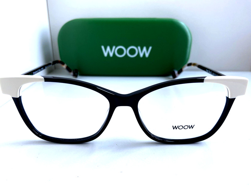 WOOW Paris Say Yes 2 100 53mm Black/White Cat Eye Women’s Eyeglasses Frame