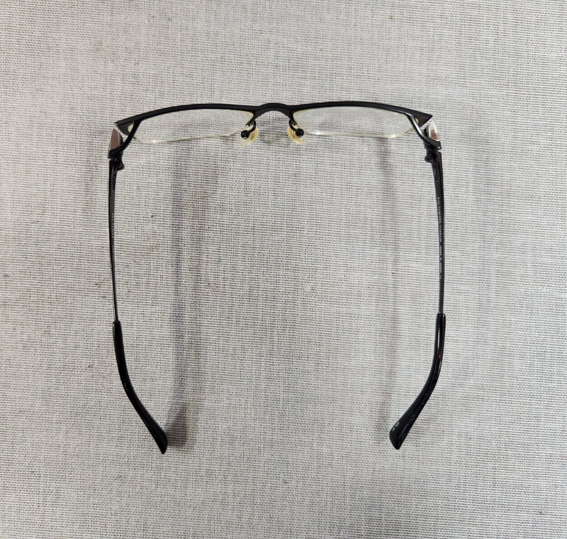 Kio Yamato KT 340 Half-Rim Black Titanium Eyeglasses Frames 54-17-134mm gallery