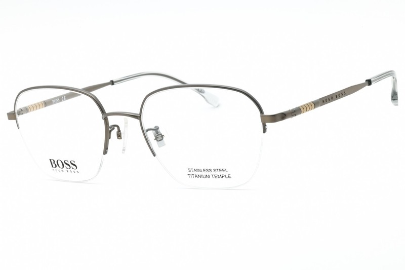 HUGO BOSS HB1346-R81-54 Eyeglasses Frame Size 54mm 19mm 145mm RUTHENIUM Men 716