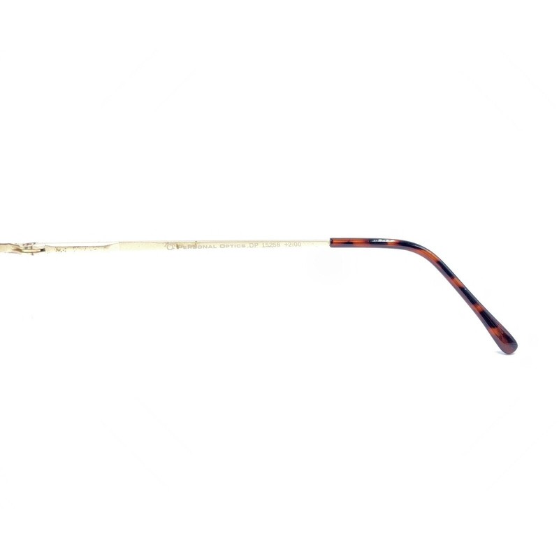 Personal Optics DP 15258 Tortoise Brown Matte Gold Oval Eyeglasses Frames 140 gallery