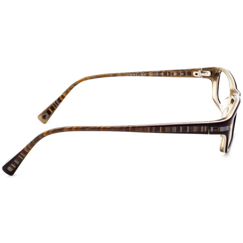 Prodesign Denmark Eyeglasses 1678 c.5032 Brown Rectangular Frame Japan 50-17 130 gallery