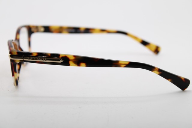 NEW COACH HC 6065 5437 BURGUNDY HAVANA GOLD AUTHENTIC EYEGLASSES 51-17 gallery
