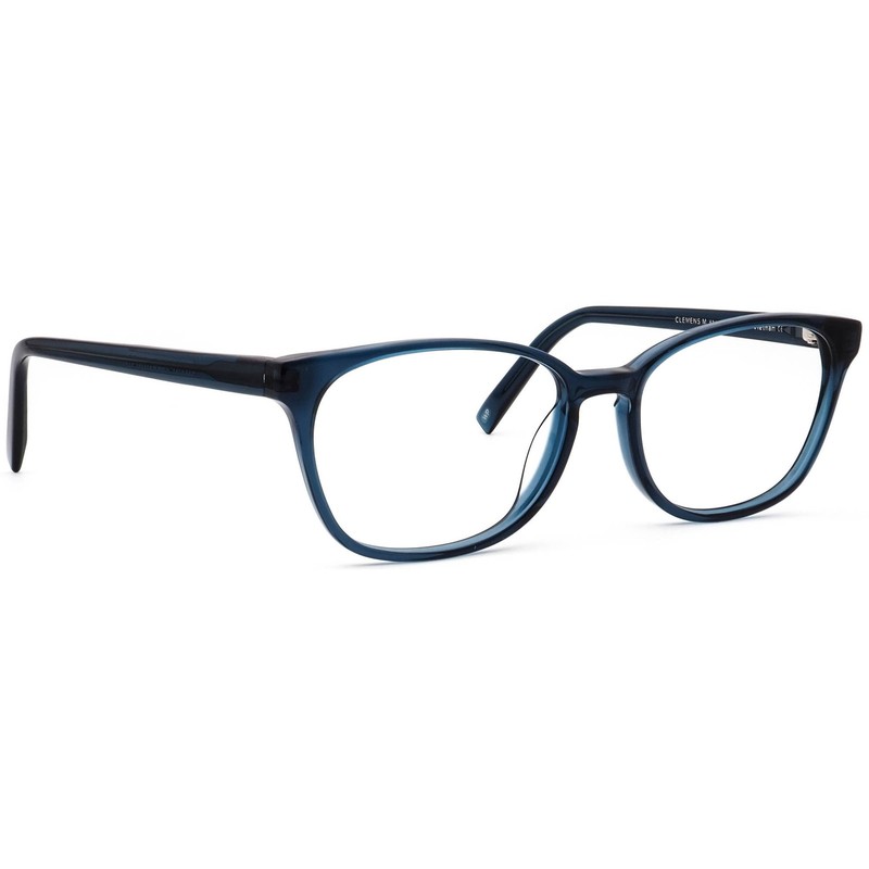Warby Parker Eyeglasses Clemens M 317 Adriatic Crystal Square Frame 54[]16 142