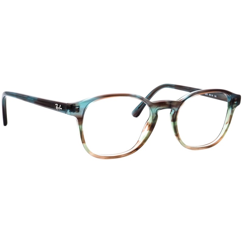 Ray-Ban Eyeglasses RB 5417 8252 Striped Blue & Green Phantos Frame 50[]19 145