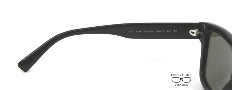 Versace VE4344 GB1/1V Black with Light Brown Mirror Suns New Authentic 56 gallery