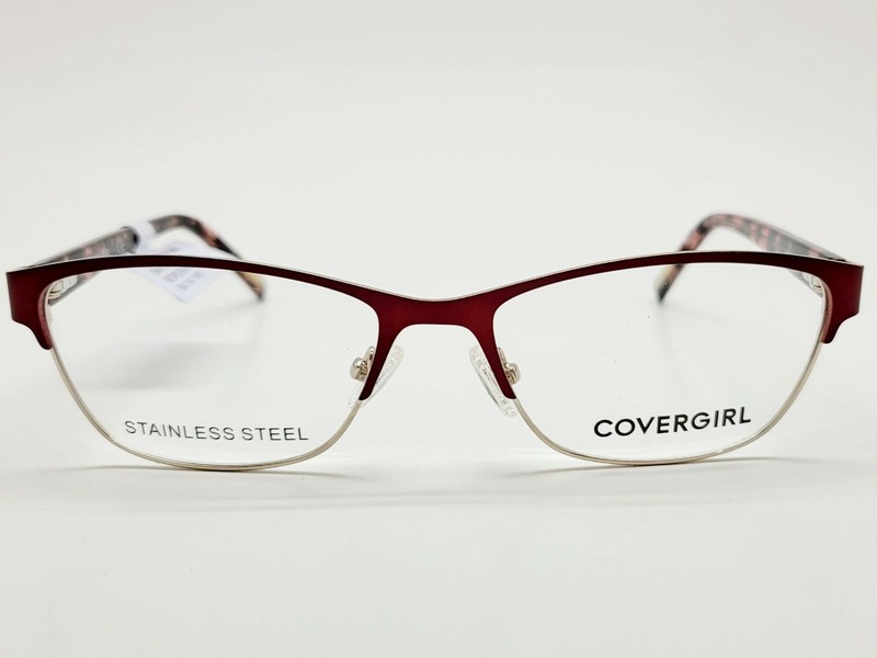 1 Unit New Covergirl CG0537-1 Bordeaux Eyeglasses Frames 54-16-140 #454