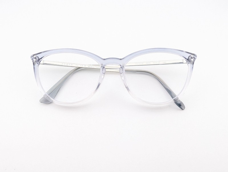 Vogue Eyeglasses, Frames Only, VO 5276 3035 Crystal Blue, 53-17-140, Thailand