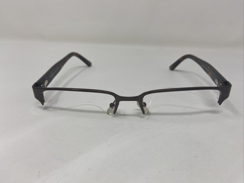 VERSACE EYEGLASSES FRAME 1184 1269 53/18/140 TORTOISE HALF RIM F754