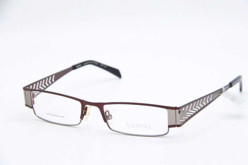 NEW VANNI VK8056 C278 BURGUNDY GRAY BLACK AUTHENTIC EYEGLASSES FRAMES 47-17