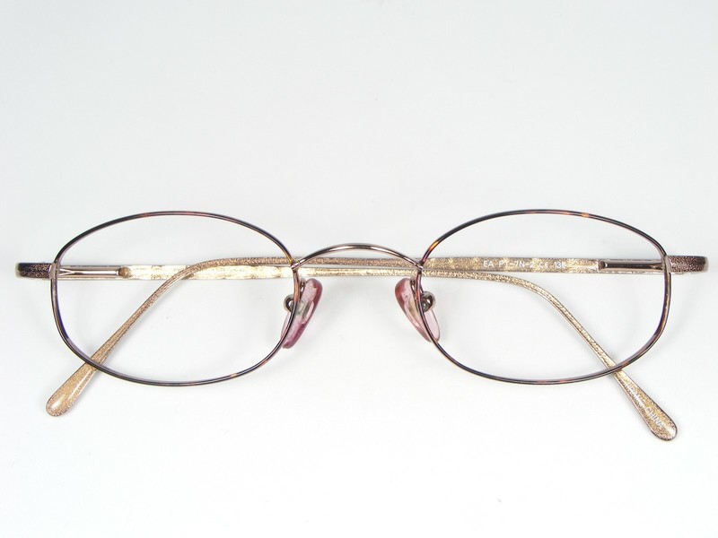 ELIZABETH ARDEN EA PT-7N-2 DEMI AMBER /BRONZE EYEGLASSES FRAME 47-21-135 (NOTES) gallery